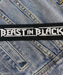 Beast In Black Band | Finnish Metal | Anton Kabanen | Berserker | Embroidered Patch Badge Applique Iron on | Trendy | DIY | Decorative | Collectible