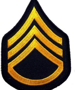 Sergeant | Army | Embroidered Patch Badge Applique Iron on | Trendy | DIY | Decorative | Collectible