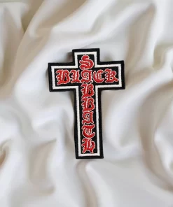 Black Sabbath Cross Patch Iron-On - Image 2