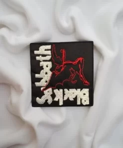 Black Sabbath Red Demon Vertical Patch Iron-On - Image 2