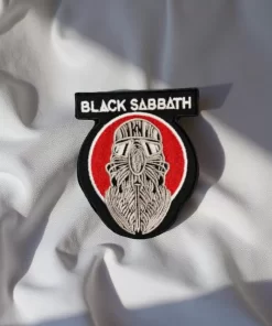 Black Sabbath Sci-Fi Skull Patch Iron-On - Image 2