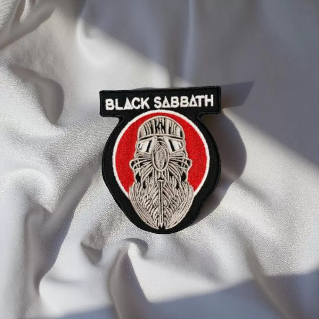 Black Sabbath Sci-Fi Skull Patch Iron-On - Image 2