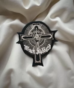 Black Sabbath Gothic Cross Patch Iron-On - Image 2