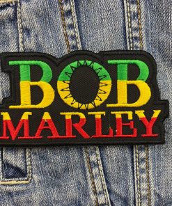 Bob Marley | Jamaican Reggae | The Wailers | One Love | Exodus | Embroidered Patch Badge Applique Iron on | Trendy | DIY | Decorative | Collectible