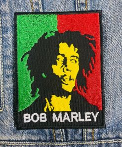 Bob Marley | Jamaican Reggae | The Wailers | One Love | Exodus | Embroidered Patch Badge Applique Iron on | Trendy | DIY | Decorative | Collectible