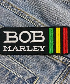 Bob Marley | Jamaican Reggae | The Wailers | One Love | Exodus | Embroidered Patch Badge Applique Iron on | Trendy | DIY | Decorative | Collectible