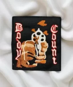 Body Count Fist & Gun Logo Patch – Iron-On - Image 2
