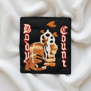 Body Count Fist & Gun Logo Patch – Iron-On - Image 2