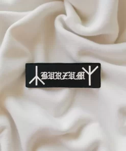 Burzum Runes Logo Patch Iron-On - Image 2