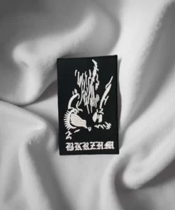 Burzum Burning Church Scene Patch Iron-On - Image 2