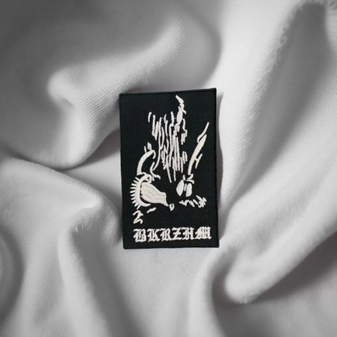 Burzum Burning Church Scene Patch Iron-On - Image 2