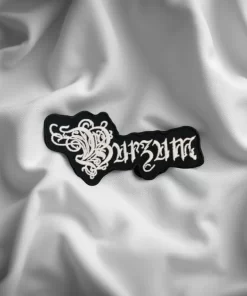 Burzum Ornate Logo Embroidered Patch Iron-On - Image 2