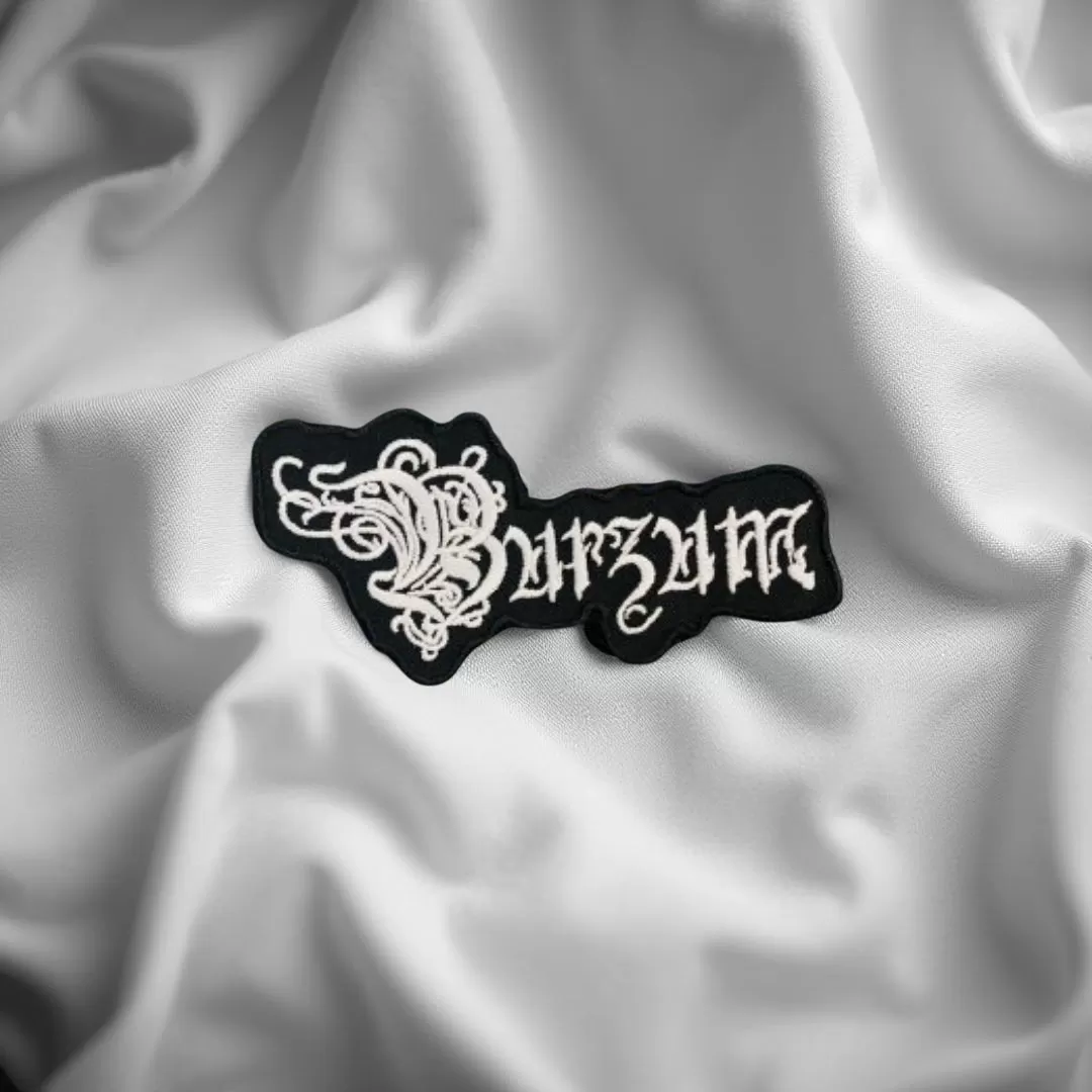 Burzum Ornate Logo Embroidered Patch Iron-On - Image 2