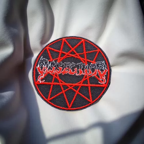Dissection – Pentagram Logo Patch – Iron-On - Image 2