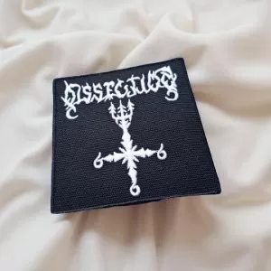 Dissection – Logo with Inverted Cross Patch – Iron-On - Image 2