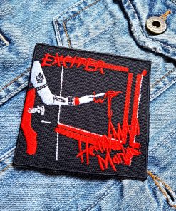 Exciter | Canadian Speed Band Metal | Heavy Metal Maniac | Embroidered Patch Badge Applique Iron on | Trendy | DIY | Decorative | Collectible