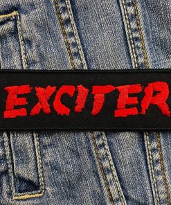 Exciter | Canadian Speed Band Metal | Heavy Metal Maniac | Embroidered Patch Badge Applique Iron on | Trendy | DIY | Decorative | Collectible