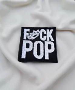 Alternative view of Five Finger Death Punch F*CK POP Brass Knuckles Patch Iron-On