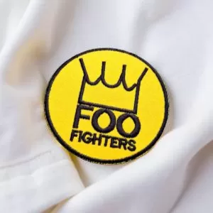 Foo Fighters Crown Logo Patch – Iron-On - Image 2