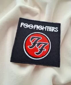 Foo Fighters Classic Red Logo Patch – Iron-On - Image 2