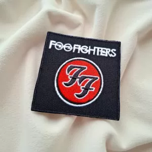 Foo Fighters Classic Red Logo Patch – Iron-On - Image 2