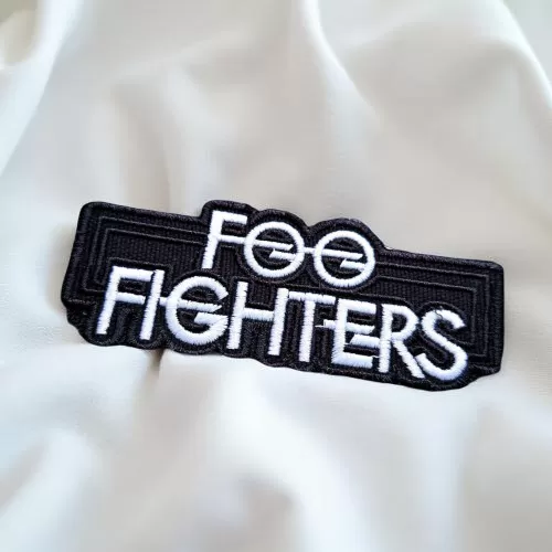 Foo Fighters Bold Retro Logo Patch – Iron-On - Image 2