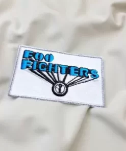 Foo Fighters Ray Gun Logo Patch – White/Blue Iron-On - Image 2