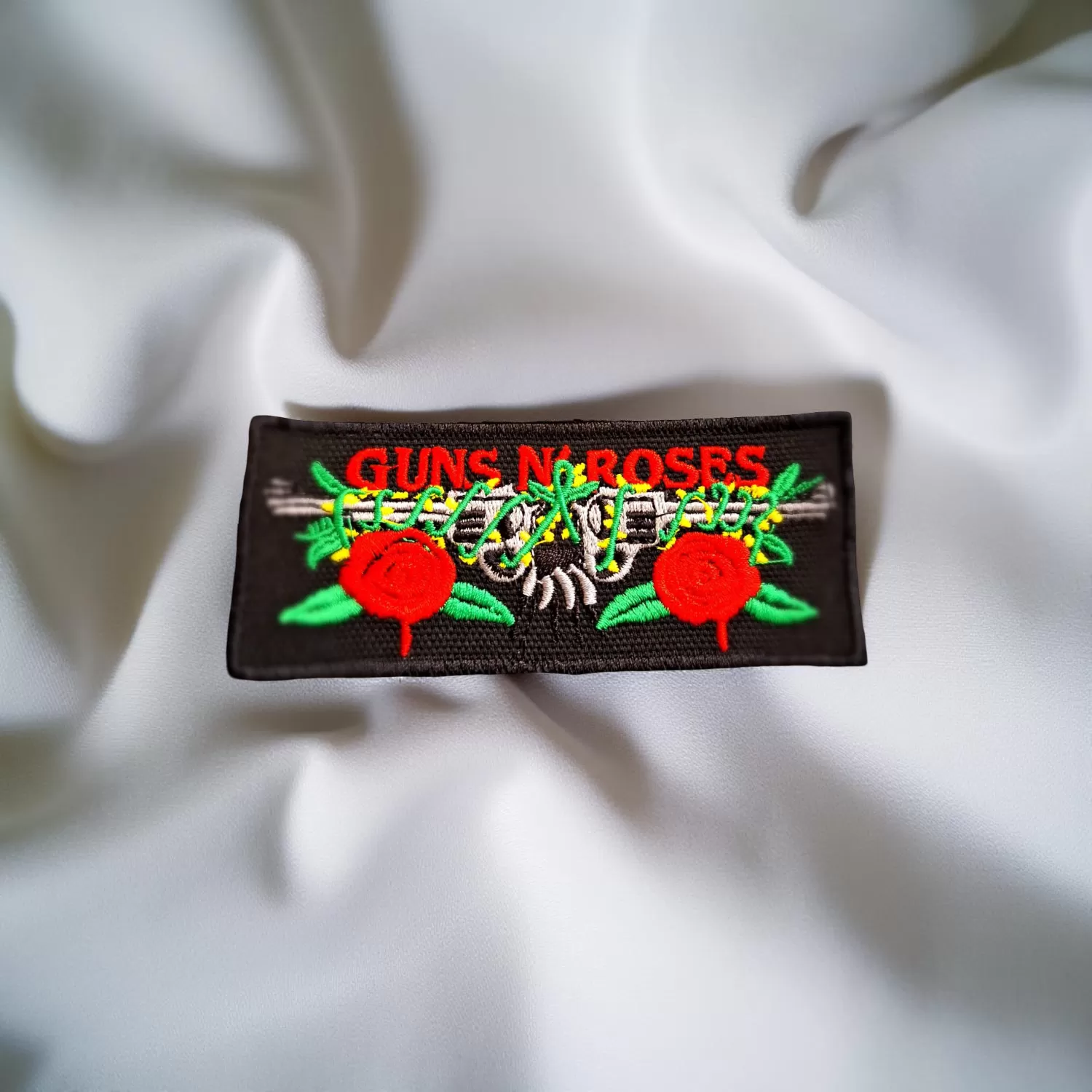 Guns N' Roses Barbed Wire & Roses Logo Patch – Iron-On - Image 2