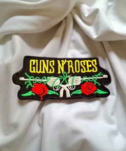 Guns N' Roses Pistols & Roses Logo Patch – Iron-On - Image 2