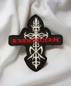 Hypocrisy Tribal Cross Logo Patch (Iron-On) - Image 2