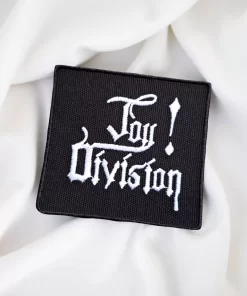 Joy Division Gothic Logo Patch – Iron-On - Image 2