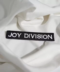 Joy Division Minimalist Logo Embroidered Patch – Iron-On - Image 2