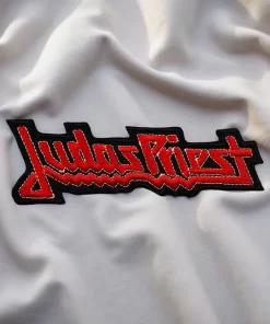 Judas Priest Red Logo Zigzag Patch – Iron-On - Image 2