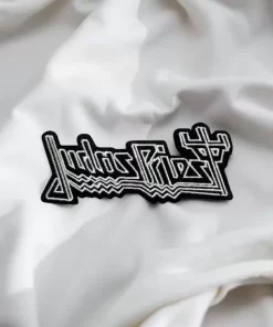 Judas Priest Black & White Logo Patch – Iron-On - Image 2