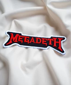 Alternative view of Megadeth Red Logo Patch – Iron-On