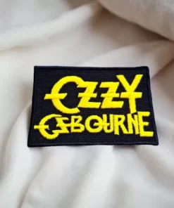 Ozzy Osbourne Yellow Logo Patch Iron-On - Image 2