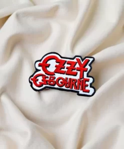 Ozzy Osbourne Red Logo Patch Iron-On - Image 2