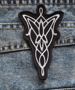 Arwen Evenstar Symbol | Embroidered Patch Badge Applique Iron on | Trendy | DIY | Decorative | Collectible