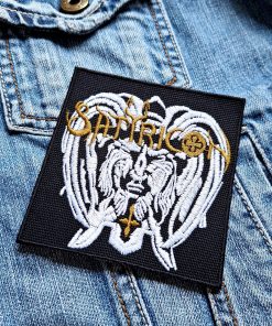 Satyricon | Medieval Black Metal | Embroidered Patch Badge Applique Iron on | Trendy | DIY | Decorative | Collectible
