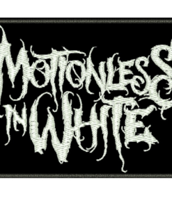 Motionless In White | Grunge Metal | Metalcore | Embroidered Patch Badge Applique Iron on | Trendy | DIY | Decorative | Collectible