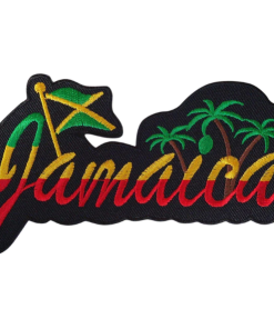Jamaica Reggae | Embroidered Patch Badge Applique Iron on | Trendy | DIY | Decorative | Collectible