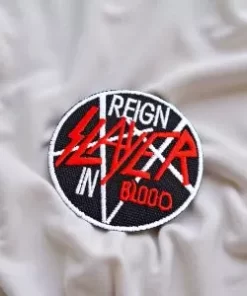 Slayer – Reign in Blood Logo Patch – Iron-On - Image 2