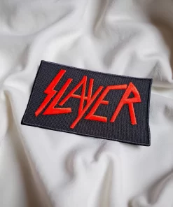 Slayer – Red Logo Patch – Iron-On - Image 2