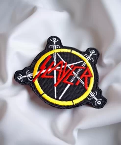 Slayer – Pentagram Sword Logo Patch – Iron-On - Image 2