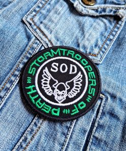 Stormtroopers Of Death | Sod | American Crossover Thrash Band | ‎Bigger than the Devil | Embroidered Patch Badge Applique Iron on | Trendy | DIY | Decorative | Collectible