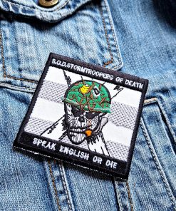 Stormtroopers Of Death | Sod | American Crossover Thrash Band | ‎Bigger than the Devil | Embroidered Patch Badge Applique Iron on | Trendy | DIY | Decorative | Collectible