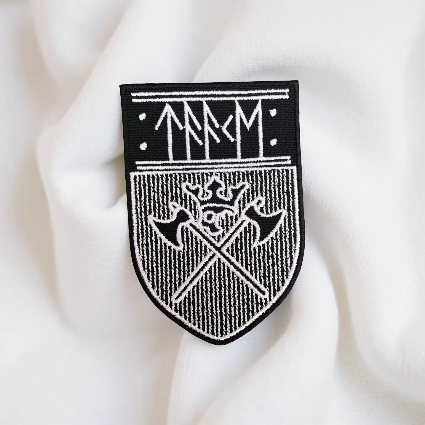 Taake Crest Shield Patch – Iron-On - Image 2