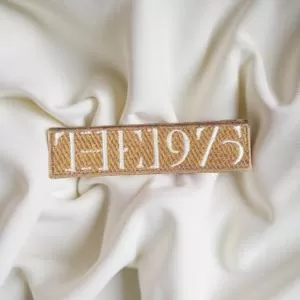 The 1975 Logo Slim Brown Patch – Iron-On - Image 2