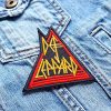 Def Leppard | British Rock | Hysteria | Love Bites | Glam Metal | 80s Rock | Embroidered Patch Badge Applique Iron on | Trendy | DIY | Decorative | Collectible