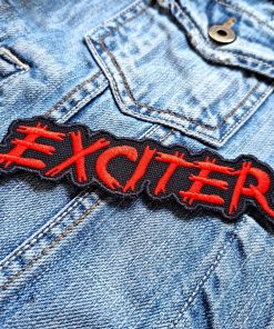 Exciter | Canadian Speed Band Metal | Heavy Metal Maniac | Embroidered Patch Badge Applique Iron on | Trendy | DIY | Decorative | Collectible